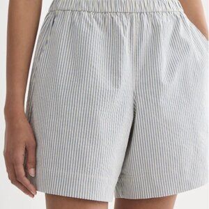 Everlane Seersucker Pull-On Shorts